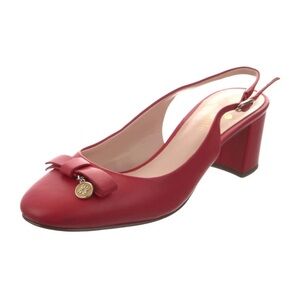 Kate Spade Red Bow Slingback Heels